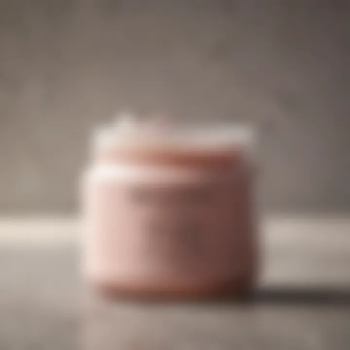 Rich and creamy conditioner in a jar