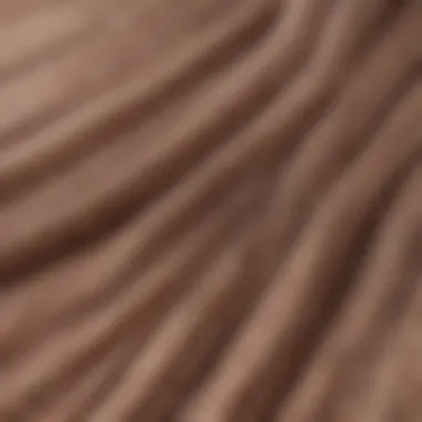 Close-up of fabric texture used in hair wraps