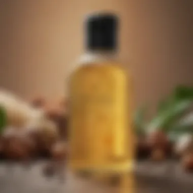 Close-up of Aussie shampoo ingredients emphasizing natural components