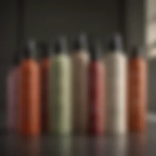 Aveda heat protection product lineup