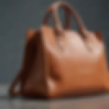 Close-up of a sustainably produced bag from Zara's latest line.