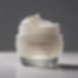Close-up of a luxurious face moisturizer jar
