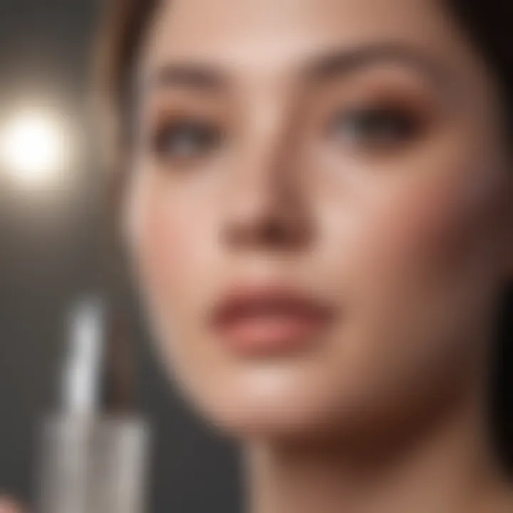 Close-up of hydrating serum with natural ingredients