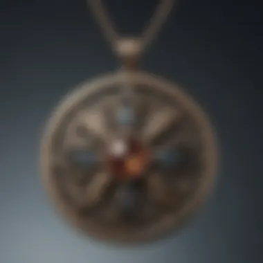 Close-up of pendant highlighting craftsmanship and material quality