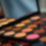Color palette showcasing shades ideal for brown eyes