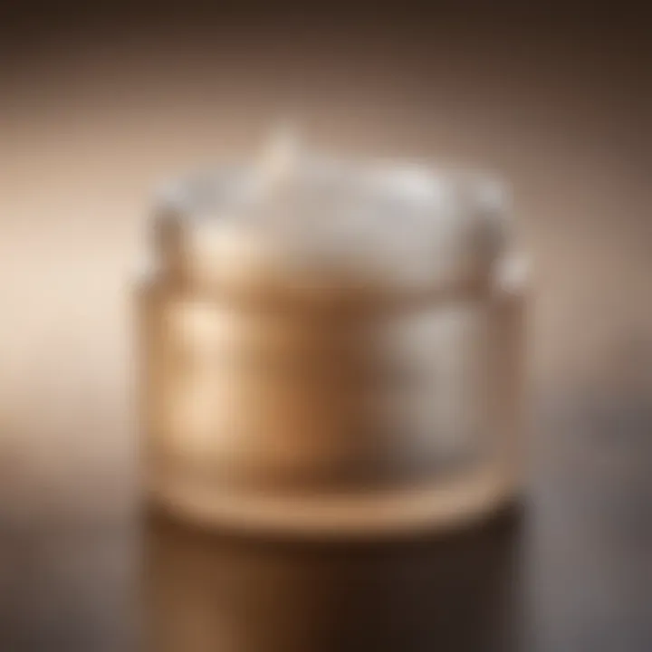 Close-up of Arbonne Night Repair Cream jar showcasing its luxurious texture