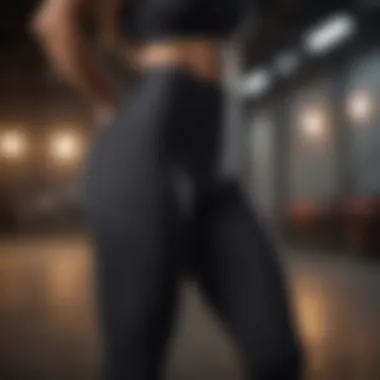 Thick Leggings in an Active Lifestyle Setting Person showcasing thick leggings in an active setting
