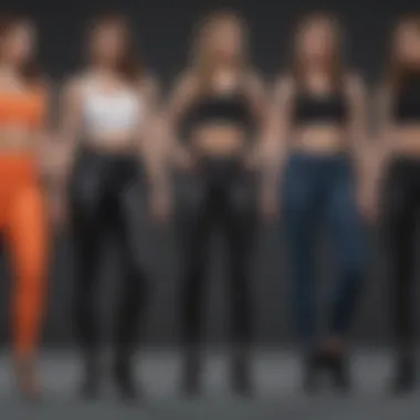 Comparison of Various Thick Leggings Brands Comparison of different brands of thick leggings