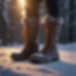 Elegant winter boots designed for harsh weather