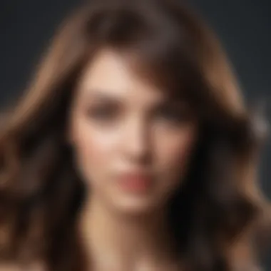 The Essence of Healthy Hair A close-up of healthy hair reflecting shine and vitality.