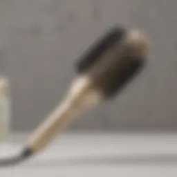 Elegant design of the Drybar Blow Dry Brush showcasing its unique styling capabilities