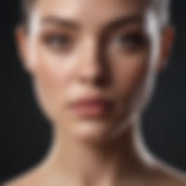 A diverse range of skin types represented with textures