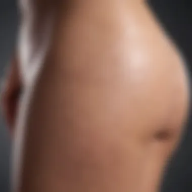 Topical Treatments for Stretch Marks An array of skincare products designed to treat stretch marks