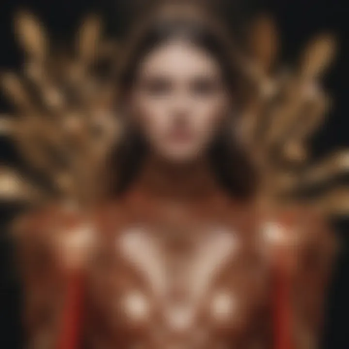 An evocative collage of artistic movements influencing fashion