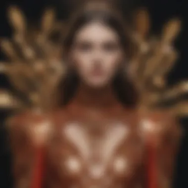 Influence of Artistic Movements on Fashion An evocative collage of artistic movements influencing fashion