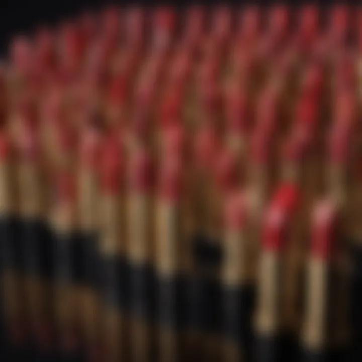 Highlighting Estee Lauder's iconic lipstick shades available at Ulta.