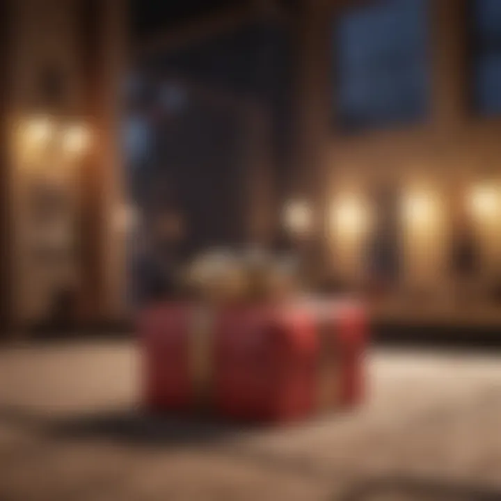 A seamless digital interface for online gift selection.