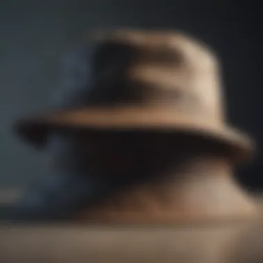 Vintage bucket hat illustrating its historical significance