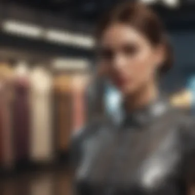 Diverse Fashion Collection Showcase Elegant online shopping interface showcasing a diverse fashion collection