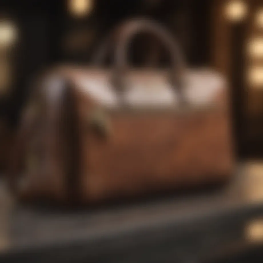Chic travel purse showcasing functionality and elegance
