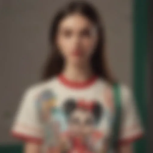 Gucci Disney Collection T-Shirt featuring vintage cartoon characters