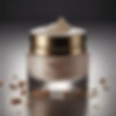Close-Up of Luxurious K-Beauty Cream A close-up of a luxurious K-beauty cream highlighting its texture and richness.