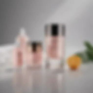 Essential Skincare from K-Beauty An elegant flat lay of skincare essentials from a renowned K-beauty brand.