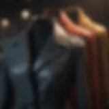 A stylish collection of ladies jackets showcasing various textures and colors.