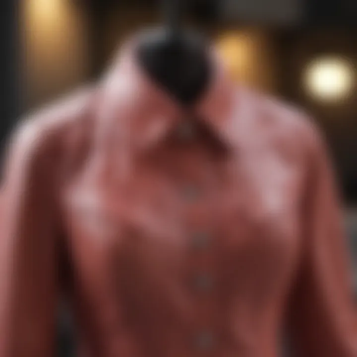An elegant outdoor setting featuring seasonal ladies jackets.