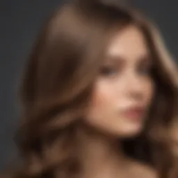 A stunning display of light brown hair shades