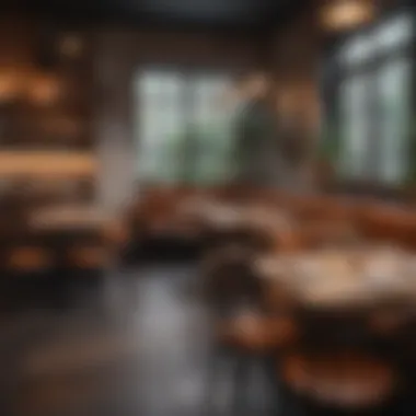 Trendy Bistro Ambiance A cozy corner in a trendy bistro ideal for casual meet-ups
