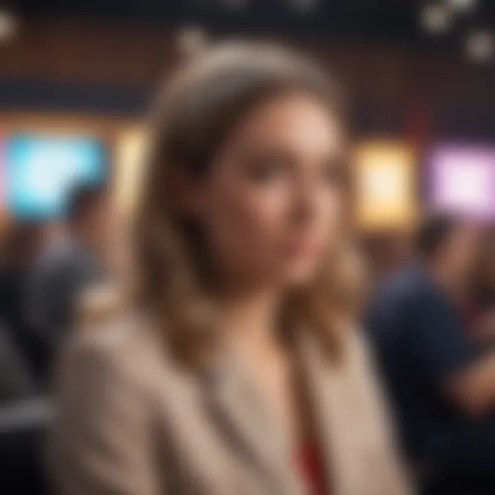 Engaged audience watching a Netflix game show