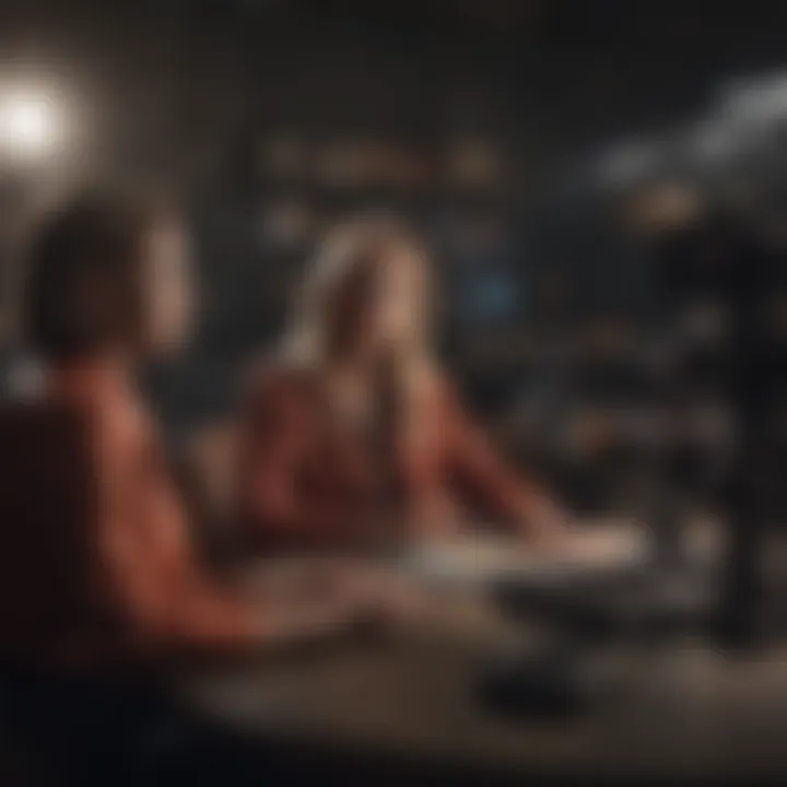 Producers discussing strategy for Netflix game show selection