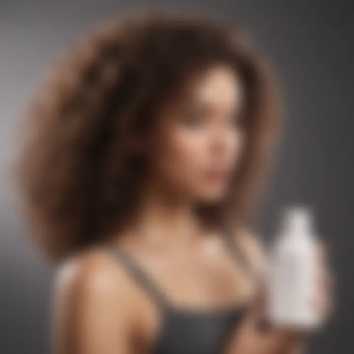 Lightweight conditioners designed for curly hair types