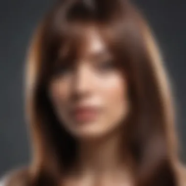 Benefits of Keratin Treatments on Hair A close-up of smooth, shiny hair reflecting light.