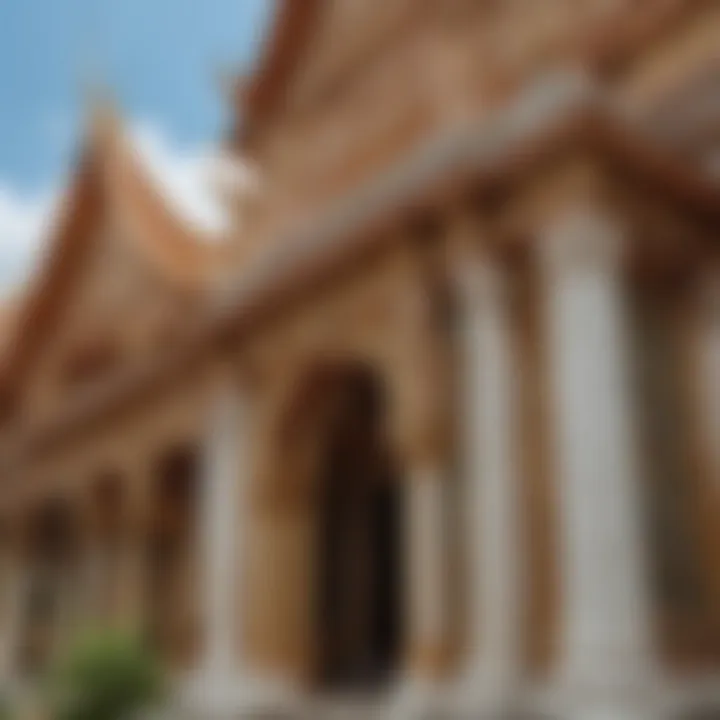 Intricate architecture of Wat Chalong temple