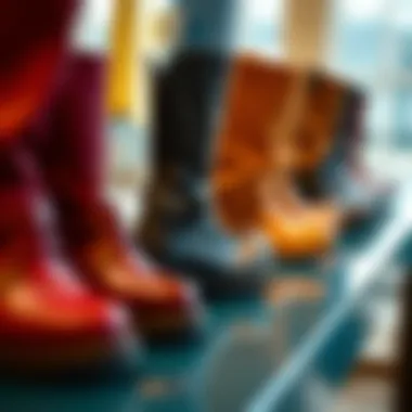 Trendy Boot Collections Meeting Contemporary Fashion Demand A trendy boot collection reflecting modern fashion hues