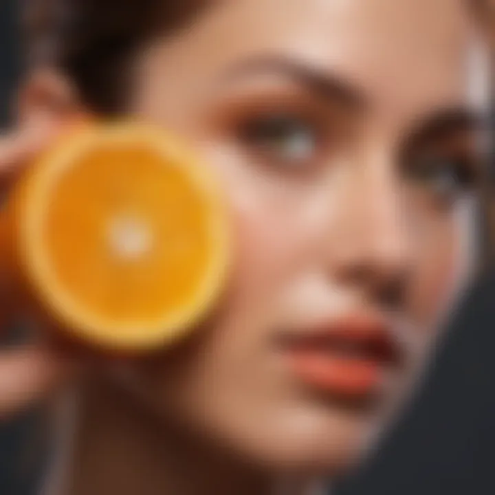 A vibrant orange representing the source of vitamin C