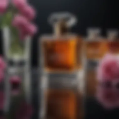 Elegant setup demonstrating the art of fragrance layering.