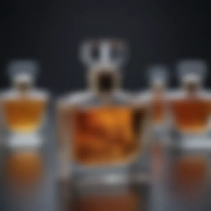 Close-up of fragrance notes displayed in a visually appealing manner.