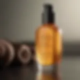 High-quality hair growth serum with detailed ingredient list