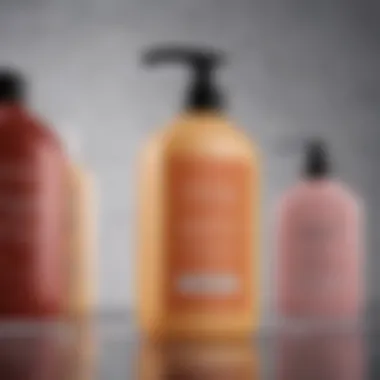 A selection of nutrient-rich shampoos designed for hair revitalization