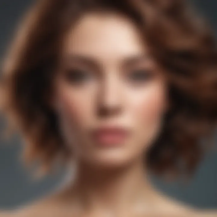 An infographic depicting the impact of environmental factors on hair health