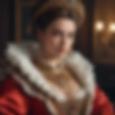 Fashion Through the Ages An elaborate costume representing the fashion of a specific historical period