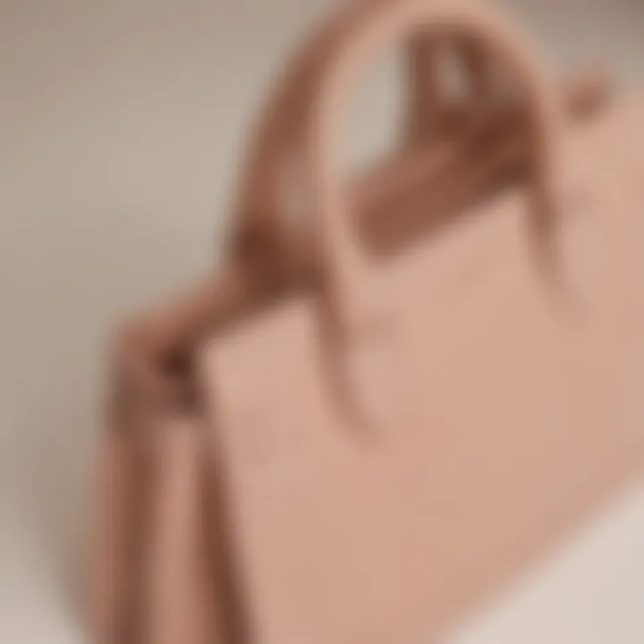 A close-up of a stylish Jacquemus bag and its dupe side by side, showcasing design similarities.