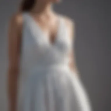 Minimalistic Summer Chic Chic summer dress emphasizing minimalistic style