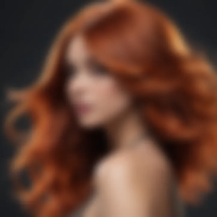 Artistic representation of cultural significance of hair color