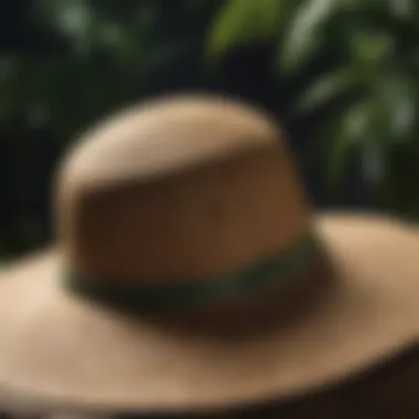 Eco-friendly hat made from sustainable materials