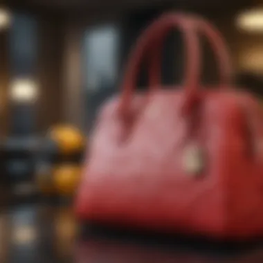 Luxury handbags with discount tags