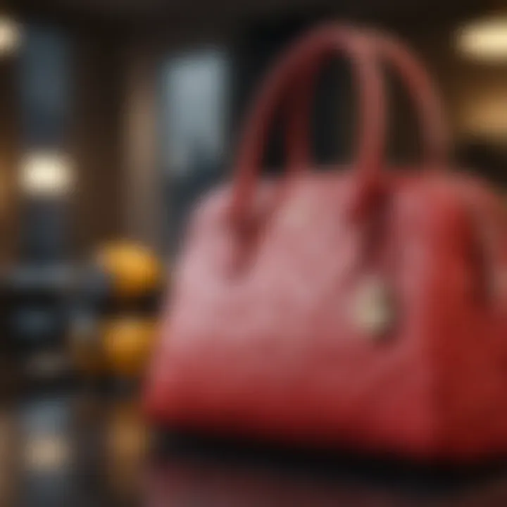 Luxury handbags with discount tags